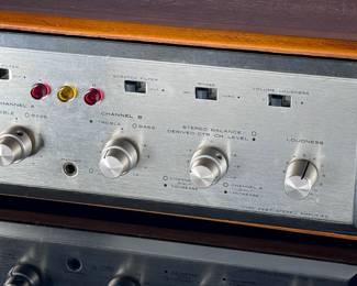 HH Scott 299C Vintage Tube HiFi Integrated Amp Amplifier 299 C w/ Wood Case	5.25x15.75x13.5in	112033