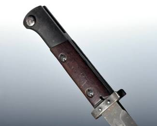 Atq Czechoslovakian Bayonet 1920s VZ-22 Model	Blade 11 inch 13 16ths.   Full length 17	115027
