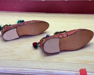 Vintage Traditional Libyan Sandals Shoes Pair	Size unknown	113067
