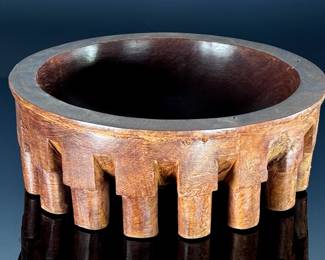 Polynesian Kava Bowl Hand-carved	4.5x13.5in Diameter	113102
