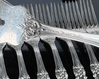 86pc Reed & Barton Francis I Sterling Silver Flatware Set Silverware		113082
