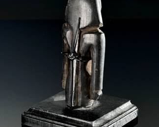 Egyptian Royalty Figure Statue Black	6x4x4in	124116
