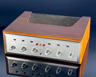 HH Scott 299C Vintage Tube HiFi Integrated Amp Amplifier 299 C w/ Wood Case	5.25x15.75x13.5in	112033