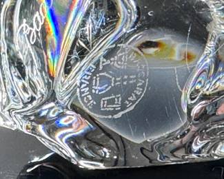 Baccarat Crystal Figurine Resting Ram Aries Paperweight	2.4x3.85x1.7in	112027
