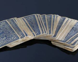 Antique Victorian Deck of Playing Cards Complete #2	2.7x1.75in	124011
