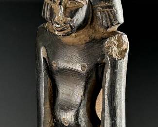 Egyptian Royalty Figure Statue Black	6x4x4in	124116
