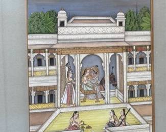 Indian Framed Art	Frame: 15.5x12in	113075
