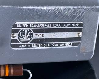 UTC HA-137 Interstage Bridging Audio Transformer	3.1x1.95x2.4in	112047