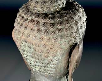 A Sukhothai Style Bronze Head of Buddha	14x11x9in	113098
