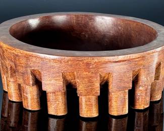 Polynesian Kava Bowl Hand-carved	4.5x13.5in Diameter	113102
