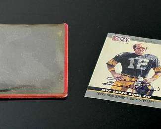 Signed Terry Bradshaw Super Bowl Card	3.5x2.5	115010
