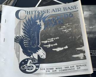 Lot of WWII Chitose Air Base Ephemera Photos Papers	10x9	124094
