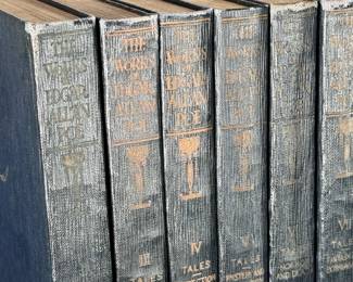 1904 Book Set The Works of Edgar Allan Poe Commemorative Edition	Book: 6x4in	119048
