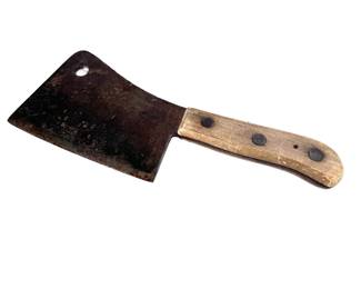 R.H. Forschner Cleaver wood handle Vtg	Blade is 6 total 11.5	115036
