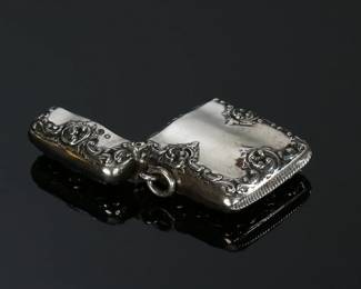 1898 Sterling Silver Repousse Match Safe Henry Matthews Vesta	2.05x1.8x0.55in	124007

