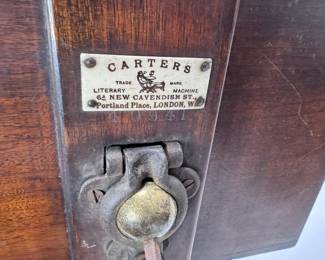 Victorian Reading Table Carter's London Literary Machine	48x19x15in	124139