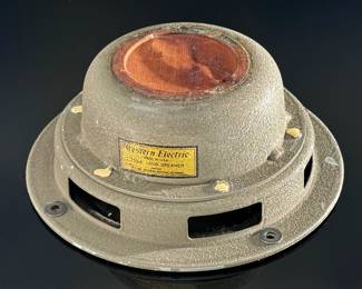 Western Electric 755A Full Range Speaker 755 A Loudspeaker SINGLE	3.25in H x 8.375in Diameter	112036
