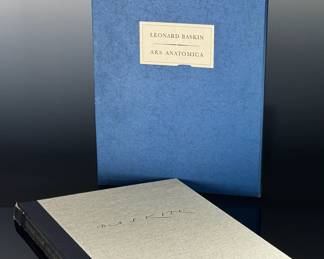 1 of a kind! *Rare* Hand Colored/Signed Leonard Baskin ARS Anatomica Book Medical Fantasia Litho	24x16.25x2in	124089
