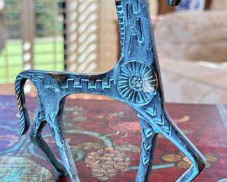 Mycenaean Greece Bronze Etruscan Horse Statue	7.35in H	113025
