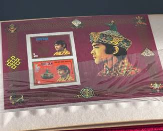 Bhutan Postage Stamp Book Royal P&T Deptt	6.25 x 9.5x1.5in	113120
