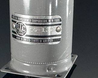 UTC Line To Line Audio Transformer PN CG-137	2.3x1.6in Diameter	112045
