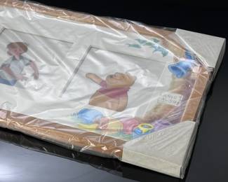 Walt Disney Rabbit/Christopher Robin/Winnie the Pooh Original Animation Production Cel  Television Animation Art in Original Box	Frame: 13.5x29.5x1in	119008