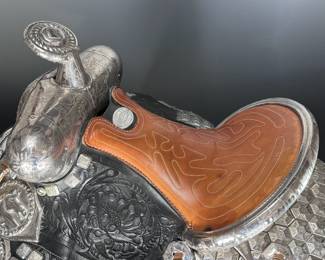 Ted Flowers The Spot Shop Vintage Parade Saddle Special Saddle Seat:  11.75in 4.5in Gullet	115038