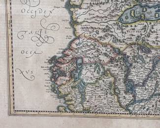 1638 Hondius Map of Northern Ireland Hibernia Framed	Frame:23x27x2in	124083
