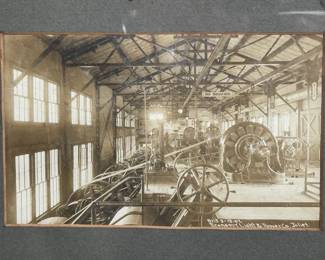 1900s Economy Light & Power Co Framed Photo Postcard Art Joliet Illinois	Frame: 16.5x22.5x0.5in	119010
