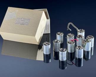 Lot of 11 UTC Ouncer Input Transformers 0-10 0-5 0-5 0-7 0-8 02	1.2in x 0.85 diameter each	112040
