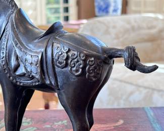 Chinese Bronze Tang Horse Sculpture Statue	7.5in H	113023
