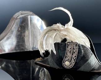 Original British Victorian Officer Bicorn Fore-and-Aft Hat Circa 1890 With Case	Case: 8.5x18.5x8in	124058