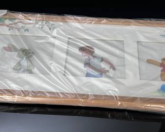 Walt Disney Rabbit/Christopher Robin/Winnie the Pooh Original Animation Production Cel  Television Animation Art in Original Box	Frame: 13.5x29.5x1in	119008