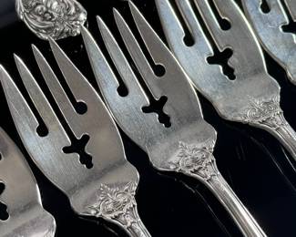 86pc Reed & Barton Francis I Sterling Silver Flatware Set Silverware		113082
