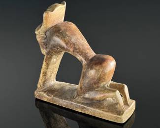 Antique Egyptian Statue Hathor	5.95x1.95x6.05in	124110
