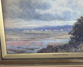 Original Watercolor Painting James Smith Morland	Frame: 13.25x17.375x1.5in Artwork: 10.75x14.75in	124053
