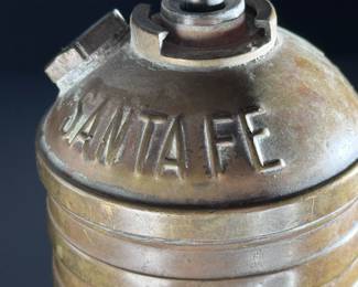 Antique Brass Pyrene 1 Quart Fire Extinguisher	20in Long x 3in Diameter	112025
