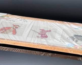 Walt Disney Tigger/Piglet/Eeyore Original Animation Production Cel  Television Animation Art Winnie the Pooh in Original Box	Frame: 13.5x29.5x1in	119007