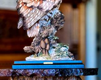 Giuseppe Armani Large Owl Figure Statue Resin Sculpture  842/S Limited Edition	15.75x10x7.25in	115039