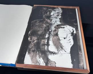 1 of a kind! *Rare* Hand Colored/Signed Leonard Baskin ARS Anatomica Book Medical Fantasia Litho	24x16.25x2in	124089
