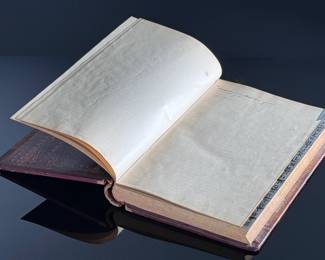 1920s Antique Ledger Book Giant Cash Book	14.25x9.25x1.5in	124024
