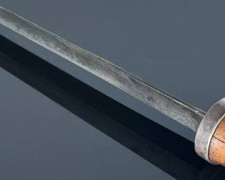 Ivory Tip Faux Bamboo Walking Stick Sword Hidden cane	Total Length: 39in Blade: 29.75in	124135