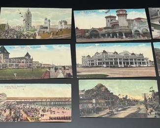 Lot of 12 Antique 1900s Coney Island Postcards	Approx: 5.5x3.5	119019
