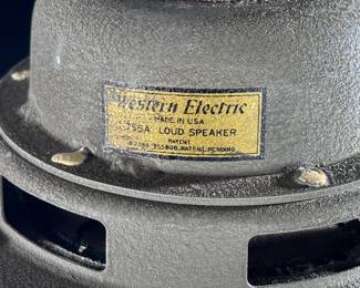 Western Electric 755A Full Range Speaker 755 A Loudspeaker SINGLE	3.25in H x 8.375in Diameter	112036
