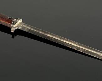 Atq Czechoslovakian Bayonet 1920s VZ-22 Model	Blade 11 inch 13 16ths.   Full length 17	115027
