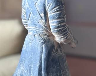 Vintage Chinese Terracotta Warrior Soldier Figurine	13.5in H	113046
