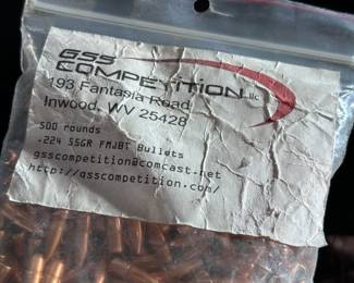 FIVE HUNDRED .224 55GR FMJBT Bullets	6.5x5x2	115024
