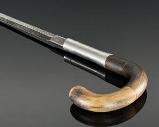 Vintage MC Lilley & Co Columbus Cane Sword Hidden Walking Stick	Total Length: 39.75in Blade: 29in	124134