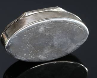 Swedish Silver Snuff Box CM Ryberg Stockholm1811 Trinket box	0.75x3x1.7in	124009
