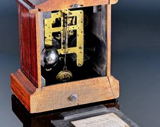 Antique Seth Thomas Adamantine Mantle Clock	11x8.35x5.55in	124068